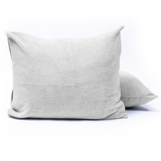 Teddy Pillowcase Set of 2 - Grey