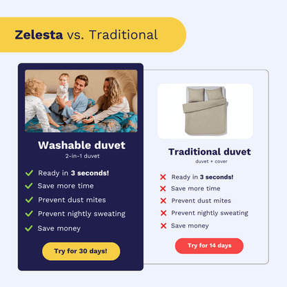 Zelesta Royalbed Light - Tender Grey & Pastel Green