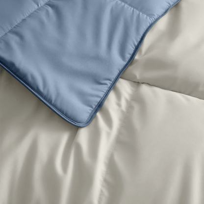Zelesta Premiumbed Cotton - Dream Blue & Cream