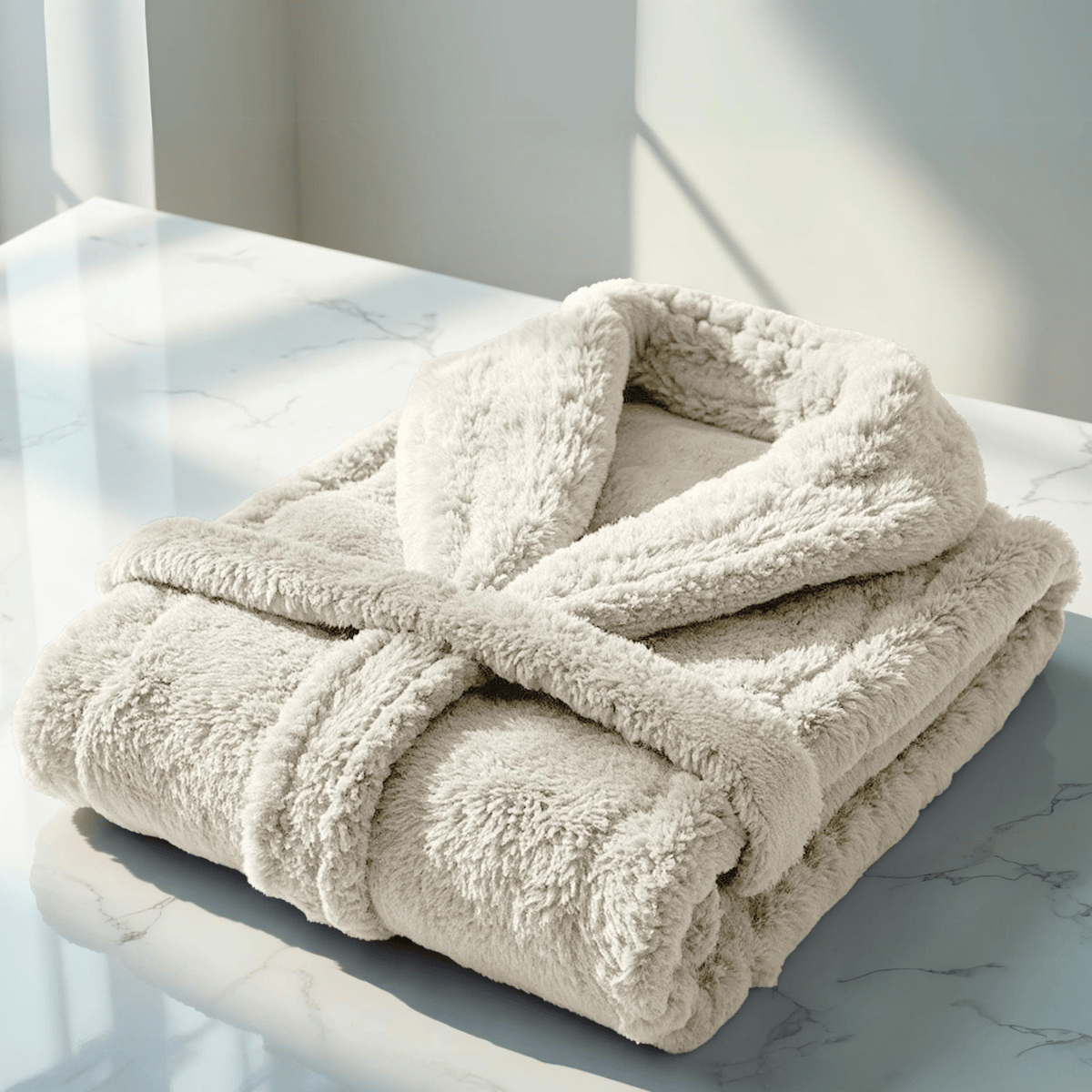 Teddy bathrobe – Beige