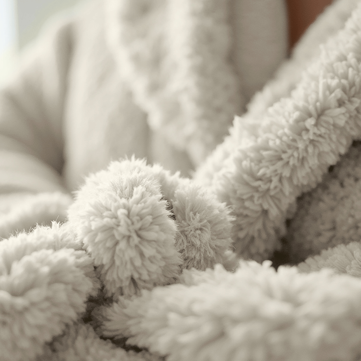 Teddy bathrobe – Beige