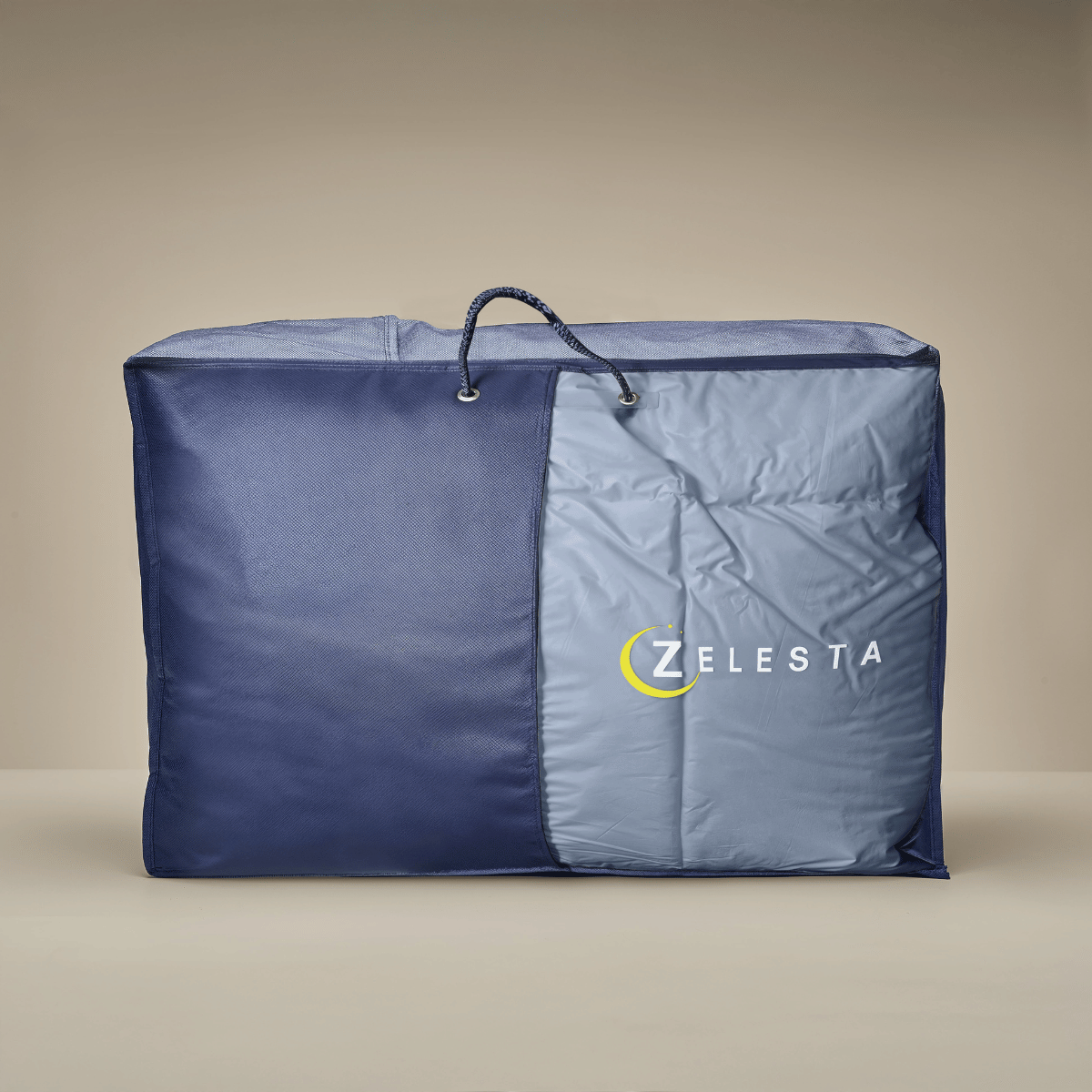 Zelesta Premiumbed Cotton - Dream Blue & Cream