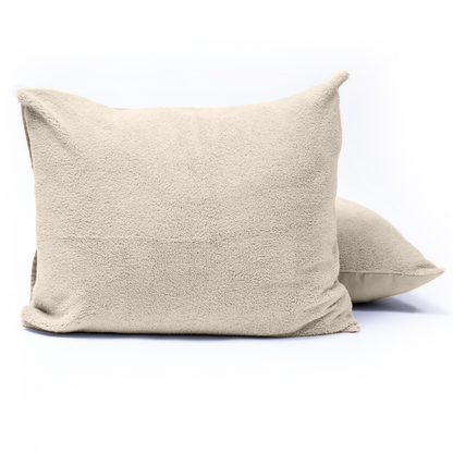 Teddy Pillowcases - Cream