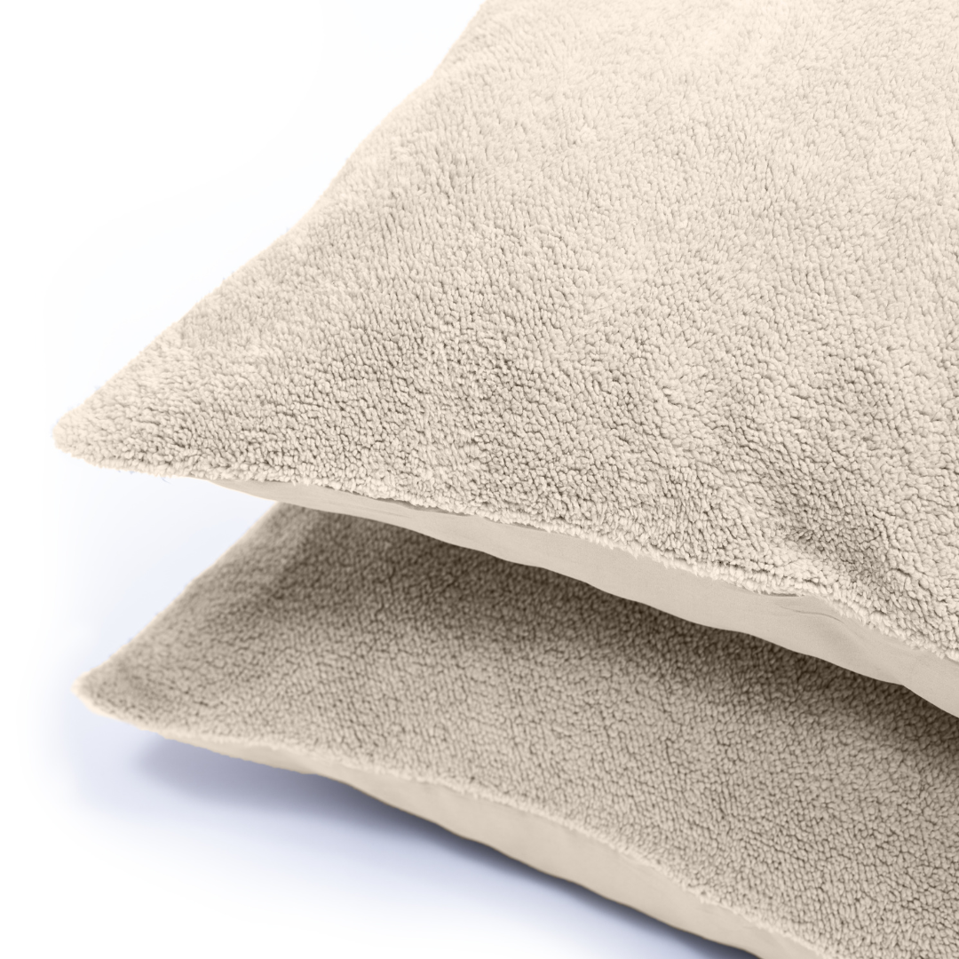 Teddy Pillowcases - Cream