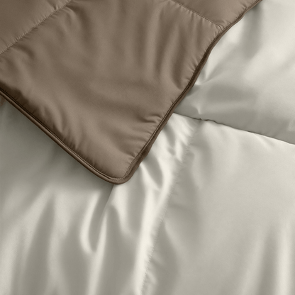 Zelesta Premiumbed Cotton - Taupe & Cream