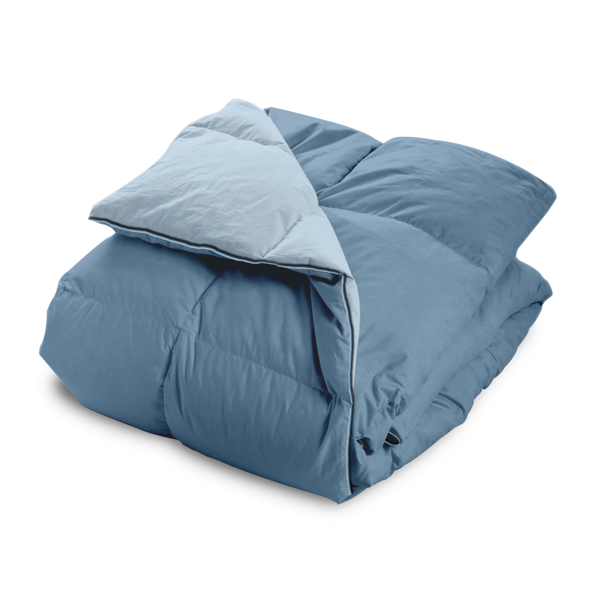 Zelesta Wonderbed Cotton Down - Sky Blue & Navy Blue