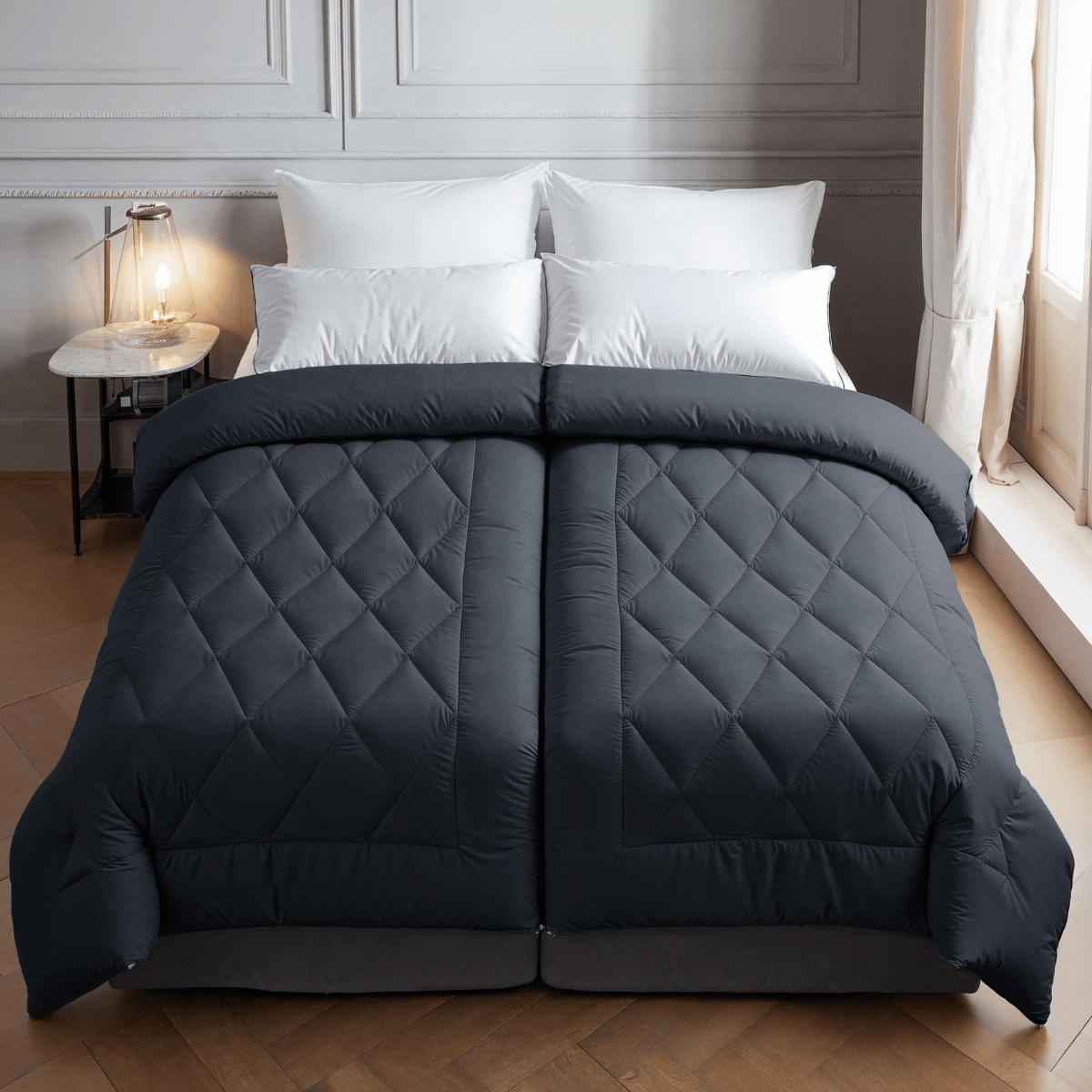 Sleeptime Partner Duvet - Black