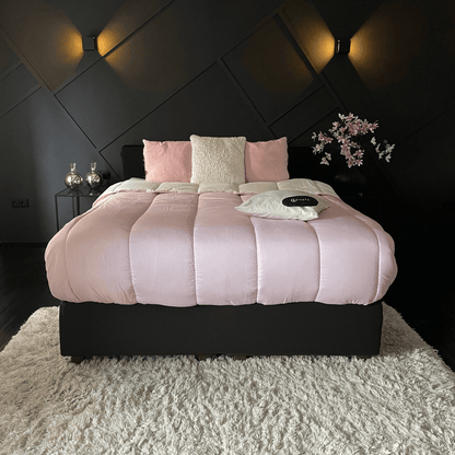 Zelesta Royalbed - Pastel Pink & Cream