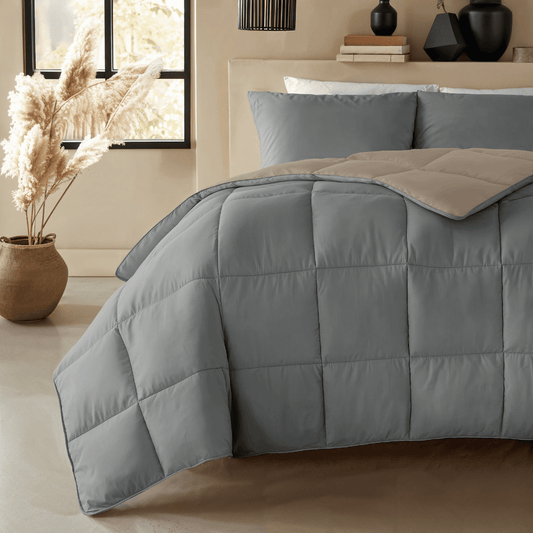 Zelesta Premiumbed Cotton - Anthracite & Taupe