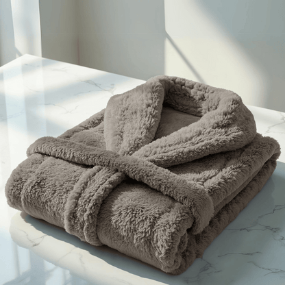 Teddy bathrobe – Taupe