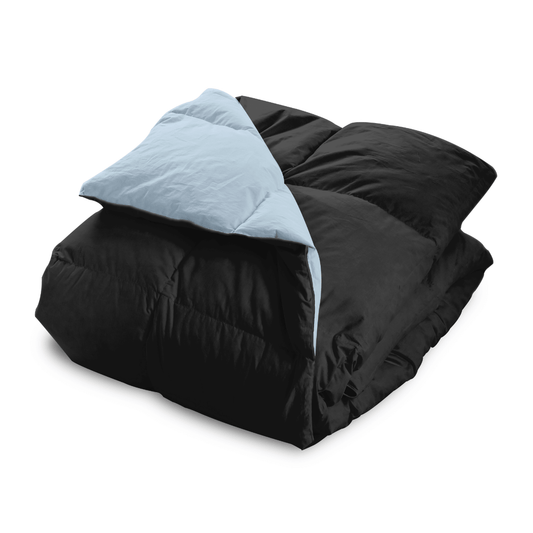 Zelesta Wonderbed Cotton Down - Sky Blue & Black