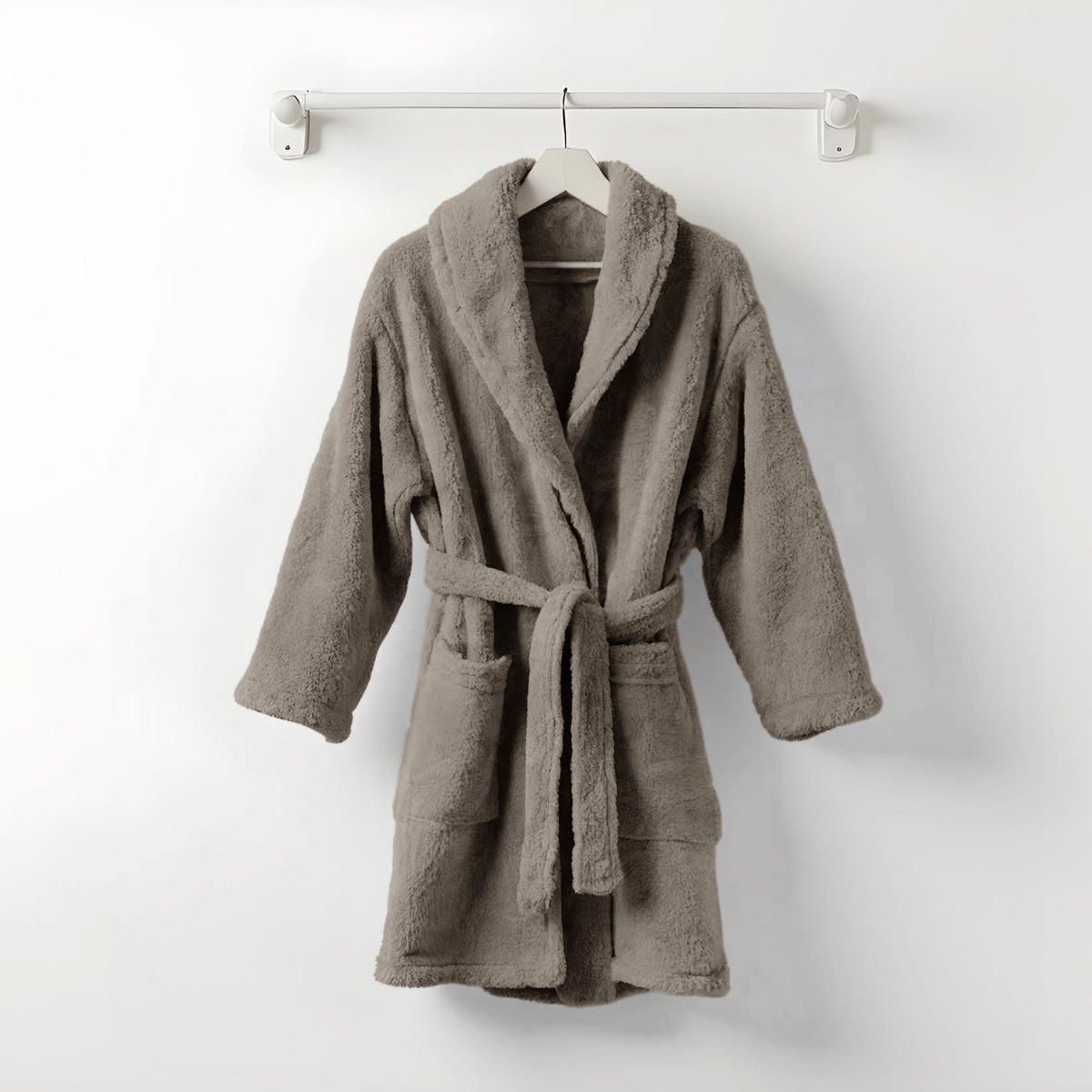 Teddy bathrobe – Taupe