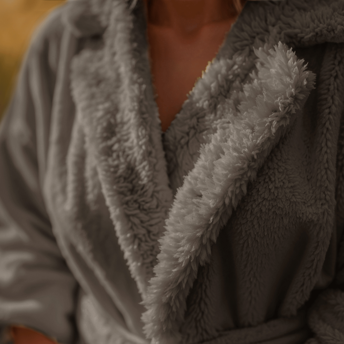 Teddy bathrobe – Taupe