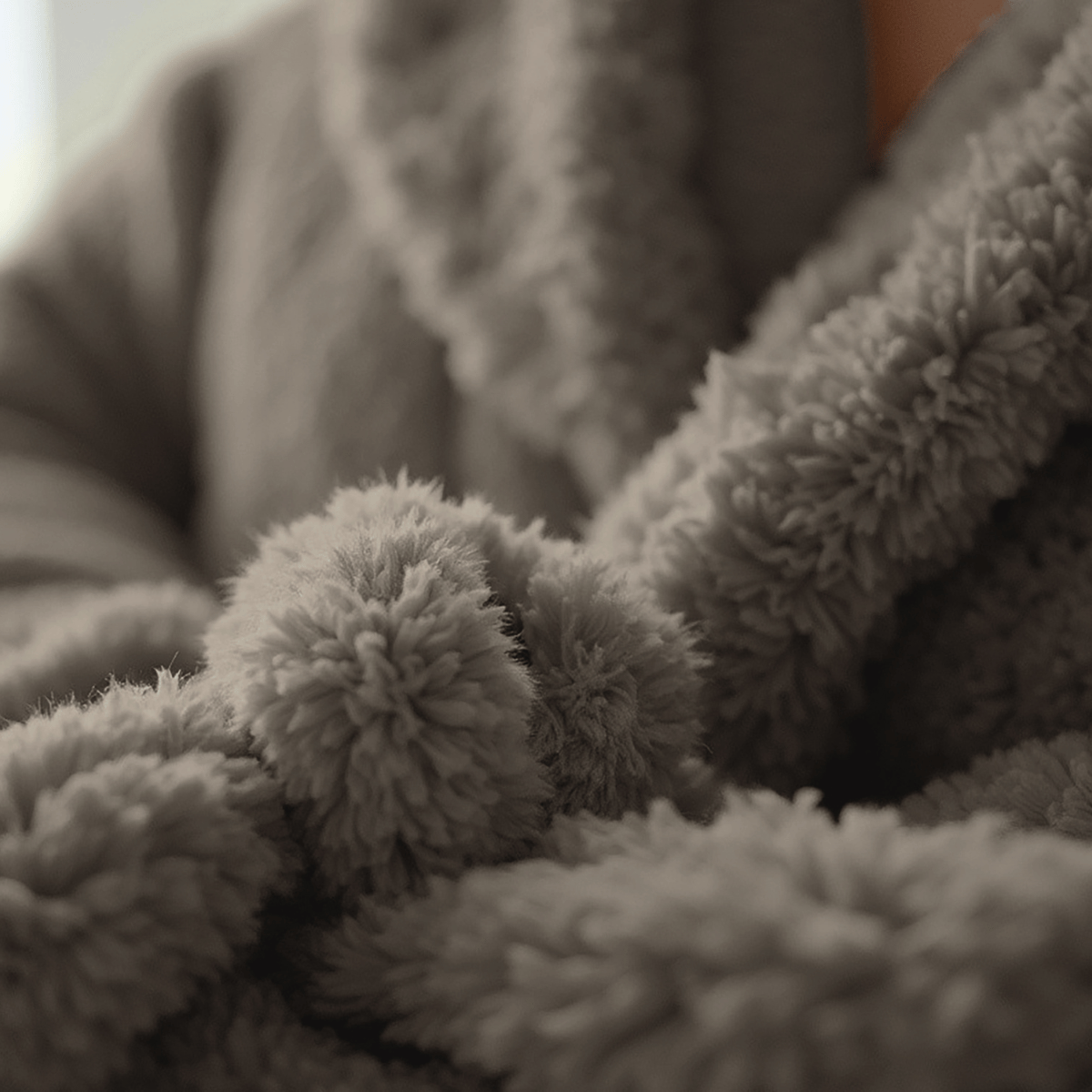 Teddy bathrobe – Taupe