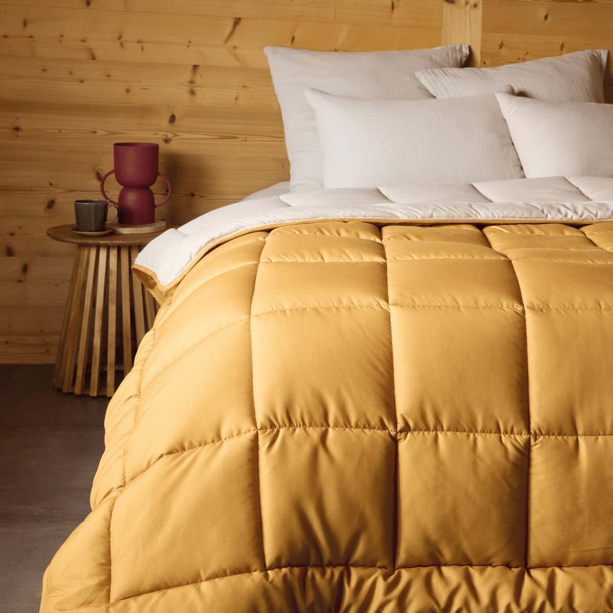 Zelesta Easybed - Ochre Yellow & Linen