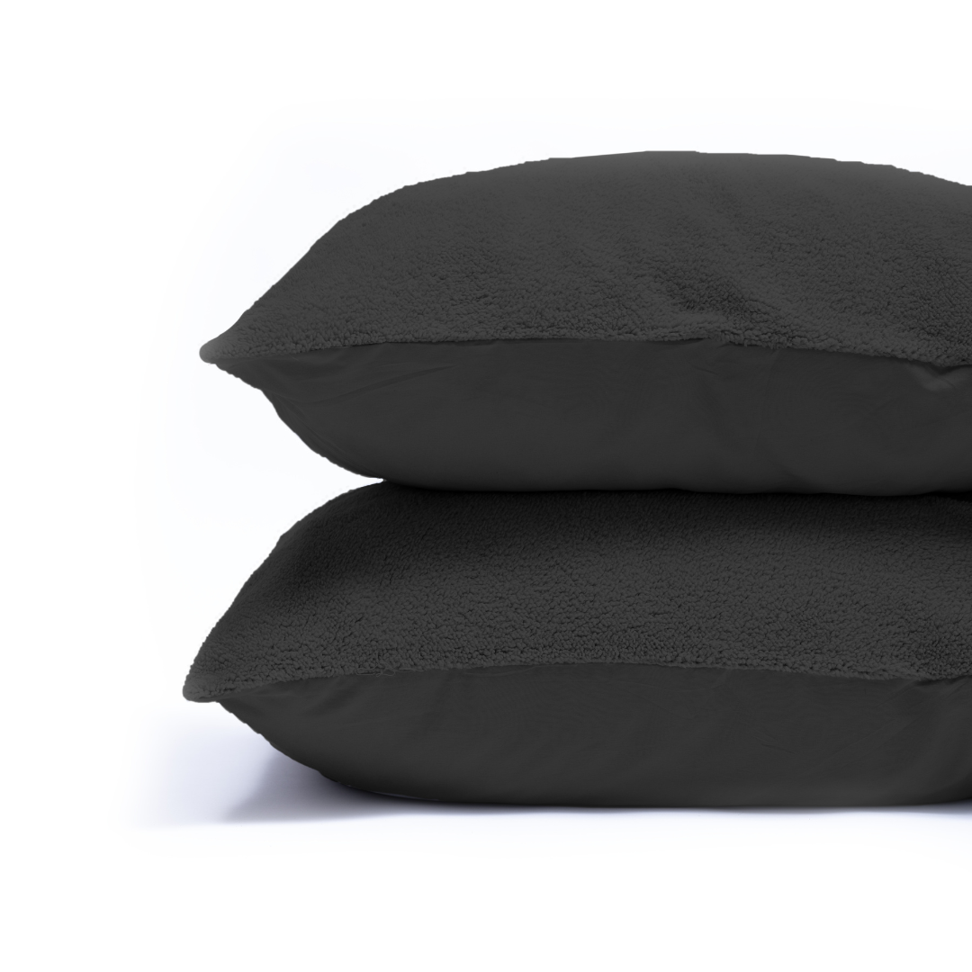 Teddy Pillowcases - Anthracite