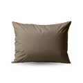 Zelesta Premiumbed Pillowcase Set of 2 - Taupe & Cream