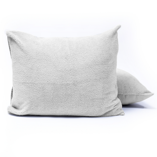 Teddy Pillowcases - Grey