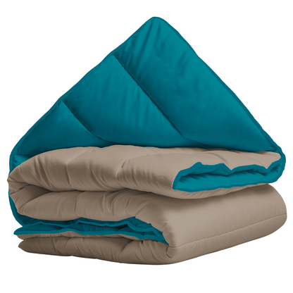 Zelesta Royalbed - Dessert Dune & Petrol Blue