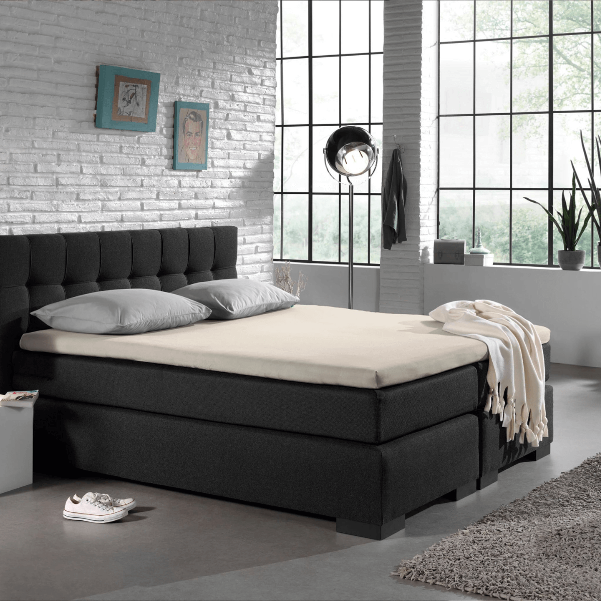 Jersey-Topper-Hoeslaken-Creme