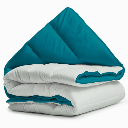 Zelesta Royalbed - Petrol Blue & Pearl