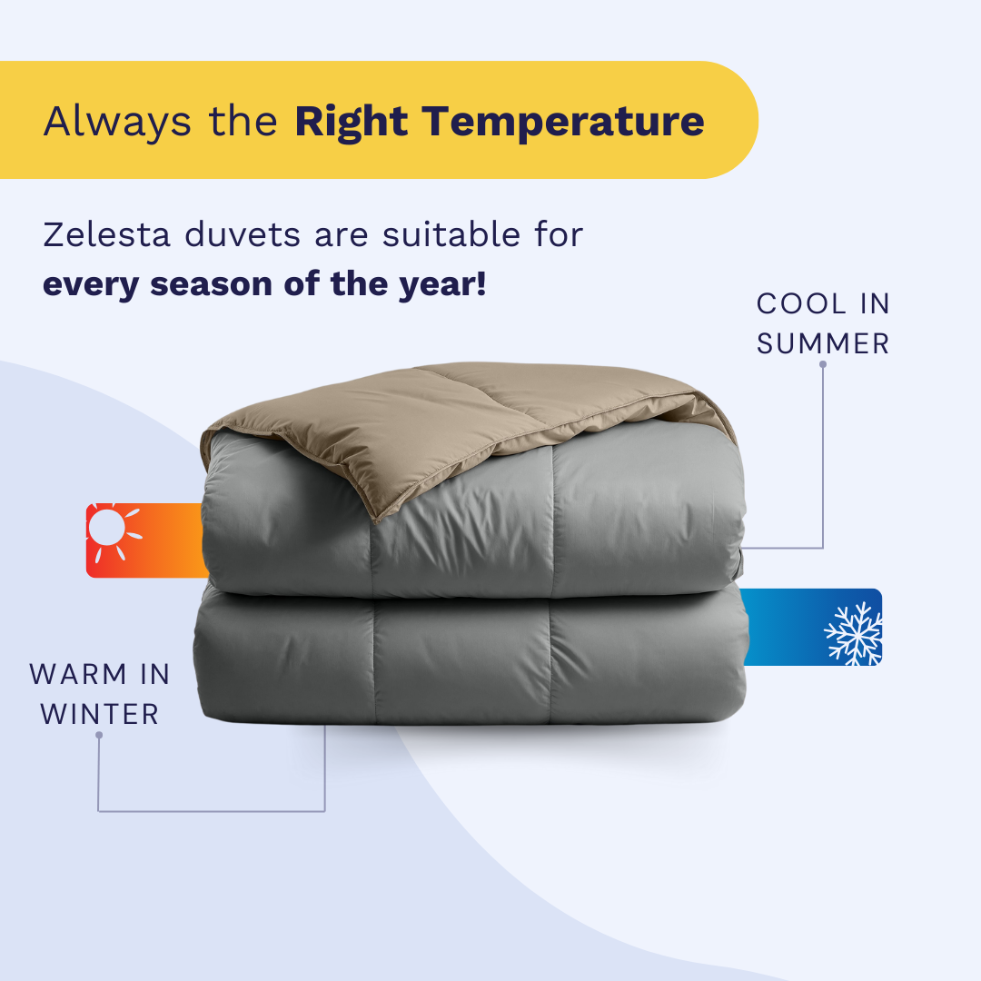 Zelesta Premiumbed Cotton - Anthracite & Taupe