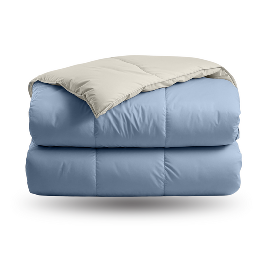 Zelesta Premiumbed Cotton - Dream Blue & Cream