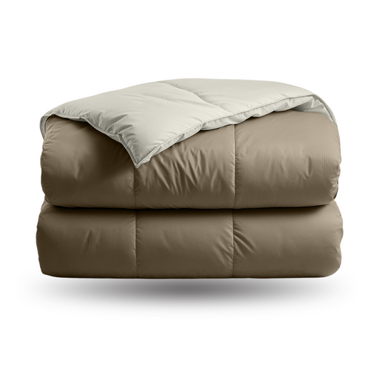 Zelesta Premiumbed Cotton - Taupe & Cream