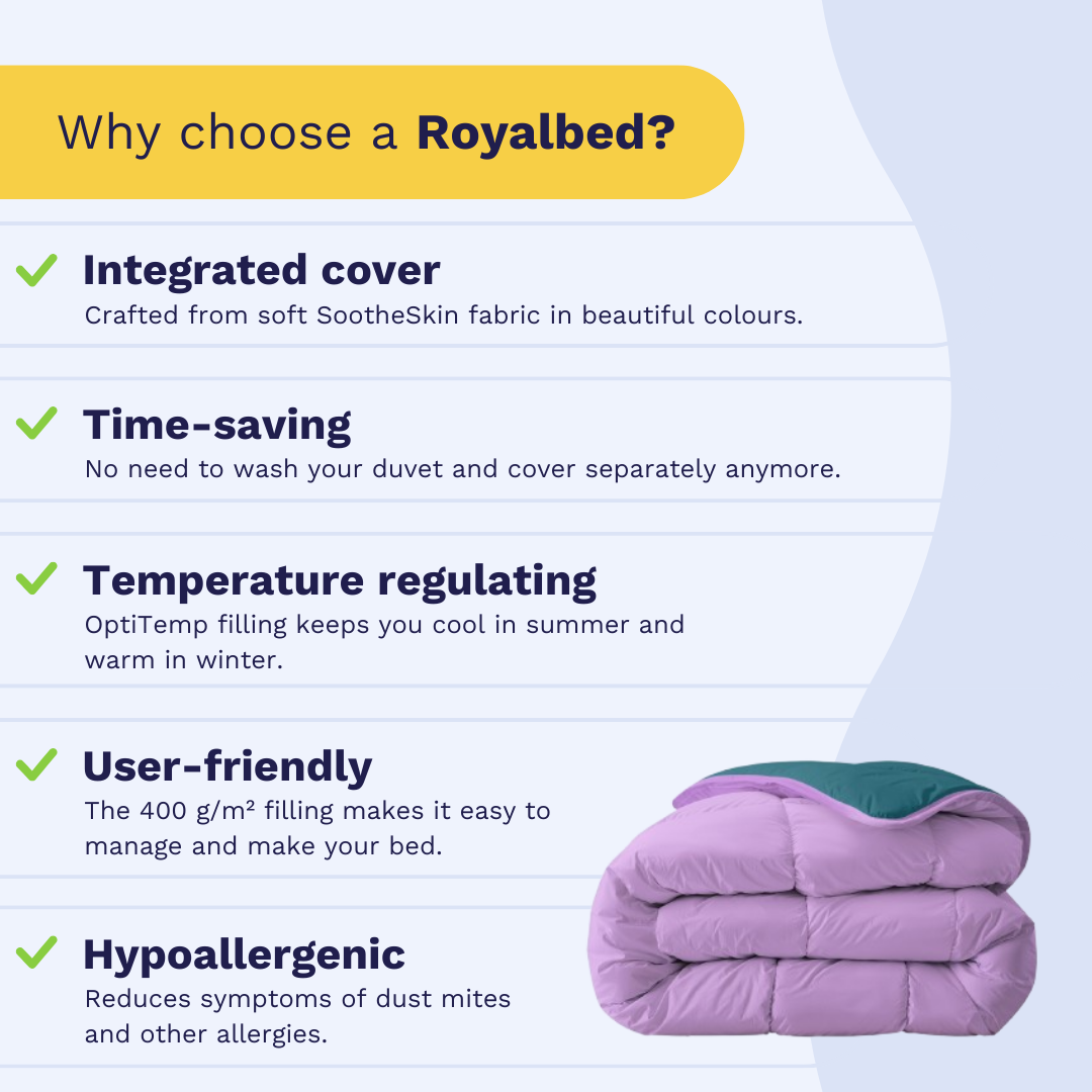 Zelesta Royalbed - Petrol & Purple