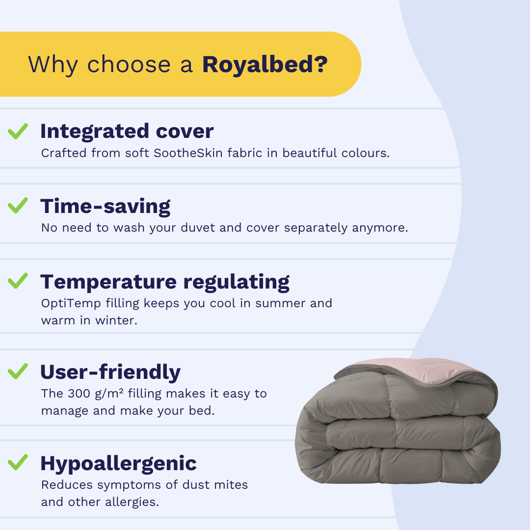 Zelesta Royalbed - Pastel Pink & Tender Grey
