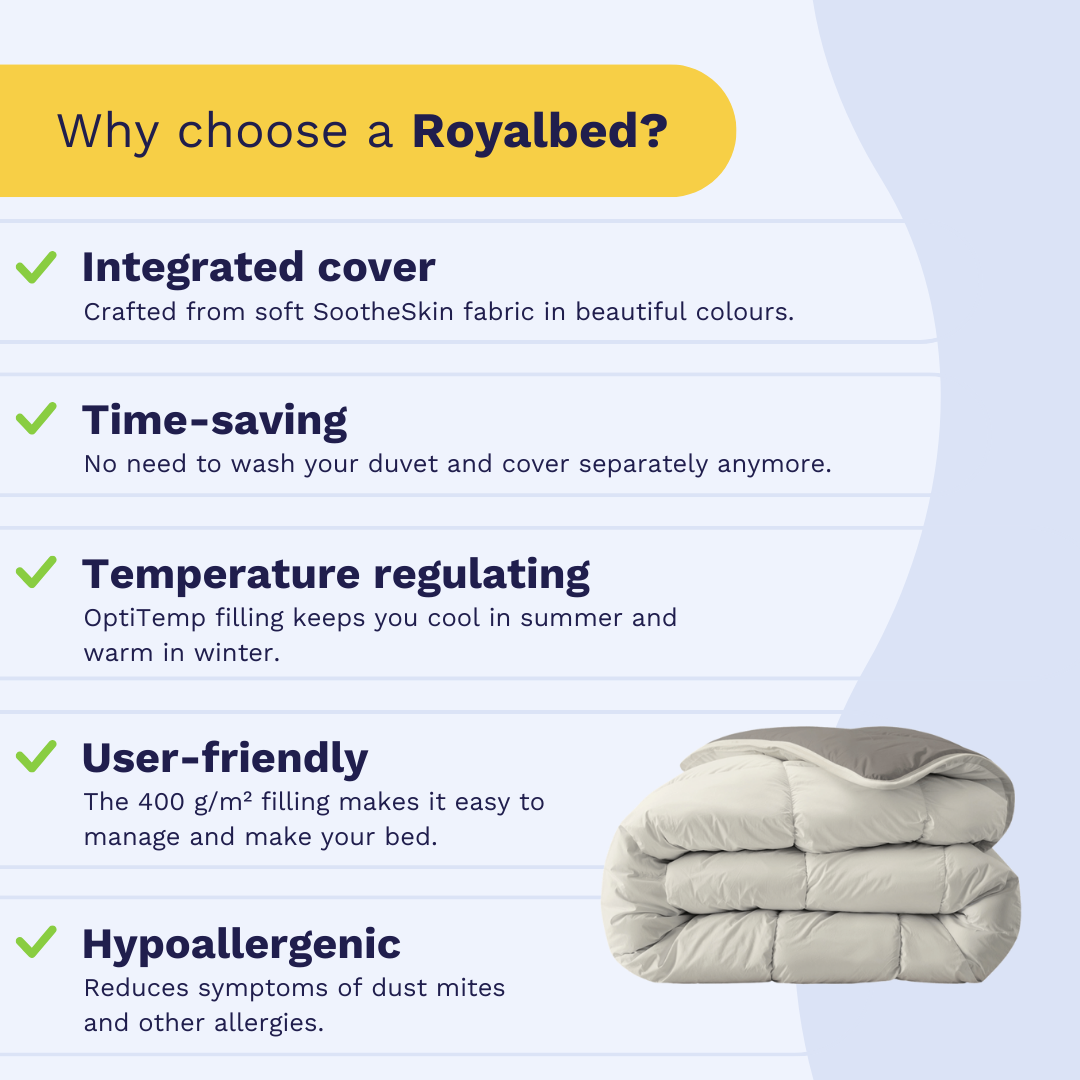 Zelesta Royalbed - Tender Grey & Cream