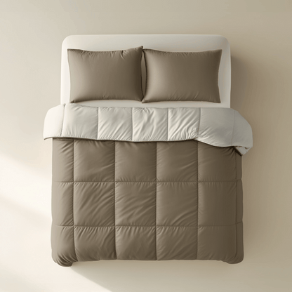 Zelesta Premiumbed Cotton - Taupe & Cream