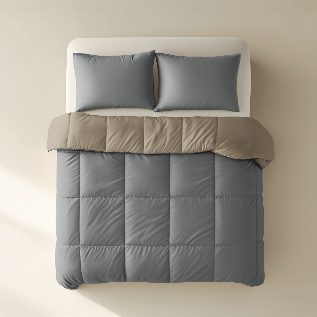 Zelesta Premiumbed Cotton - Anthracite & Taupe