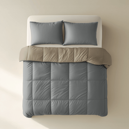 Zelesta Premiumbed Cotton - Anthracite & Taupe