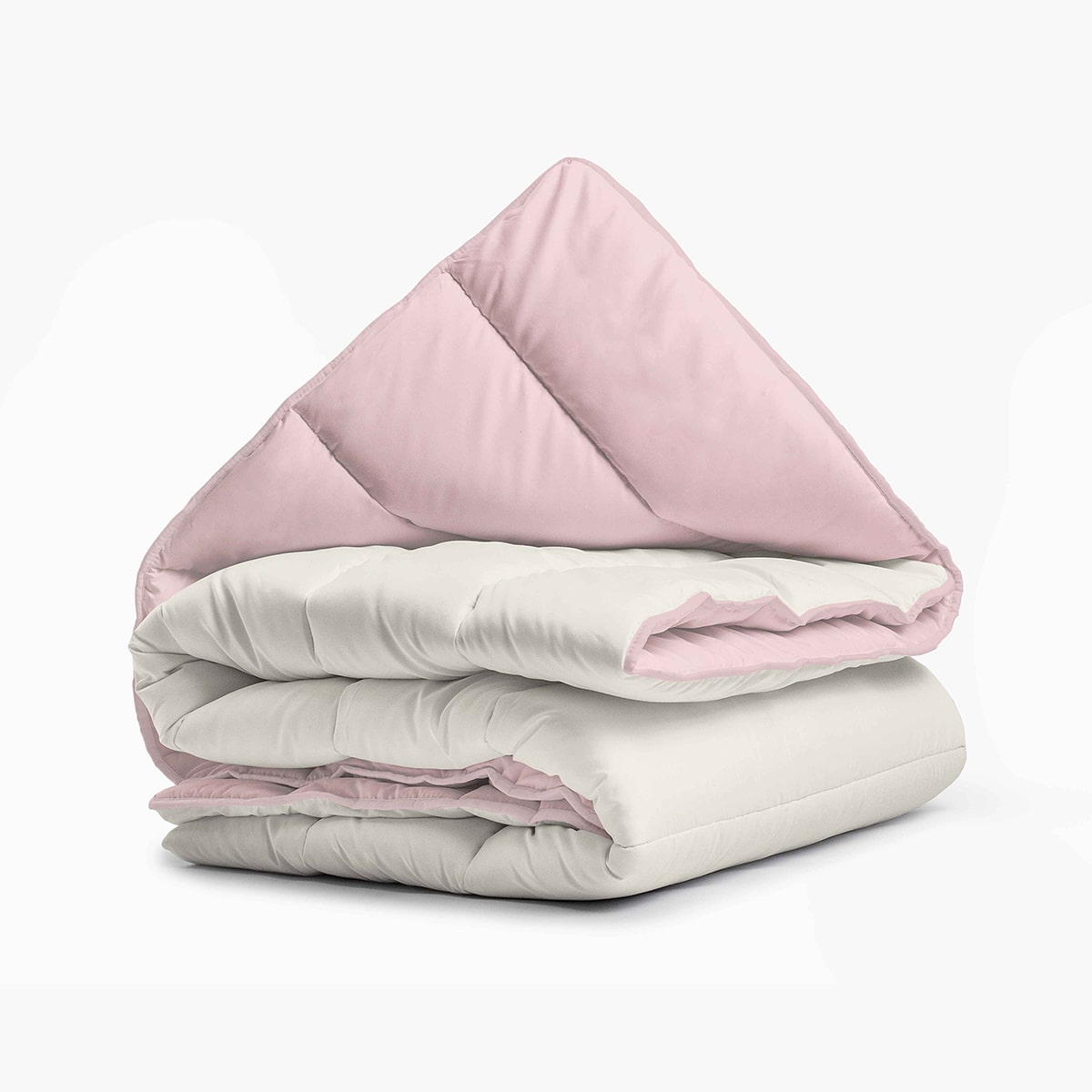       Zelesta Royalbed Pastel Roze En Creme 2 Persoons Dekbed Voor Elk Seizoen