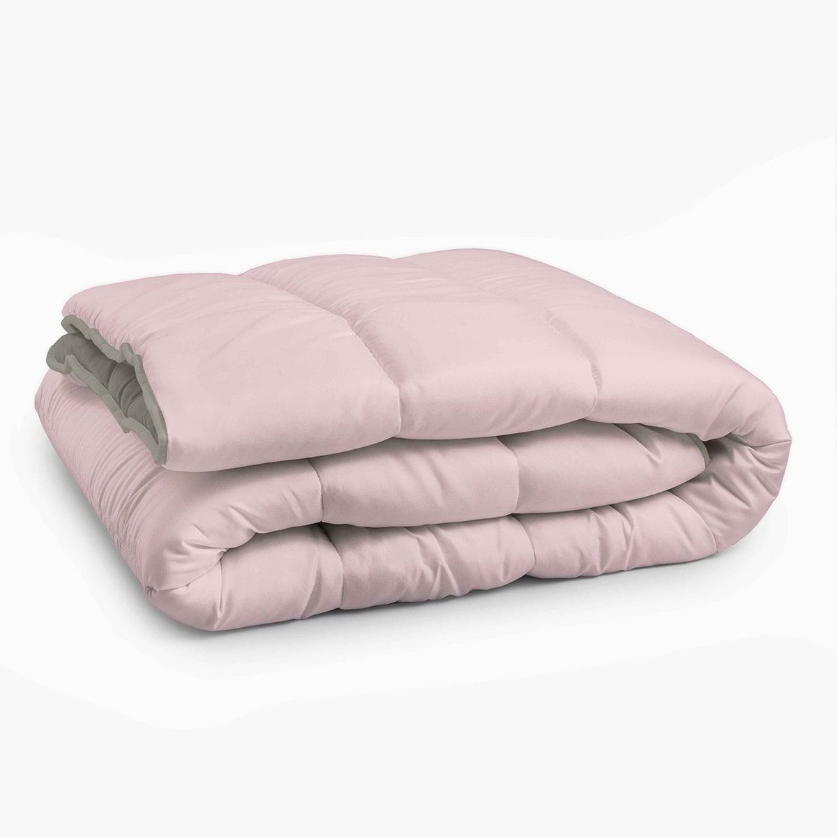     Zelesta Royalbed Pastel Roze En Tender Grijs Dekbed Zonder Hoes