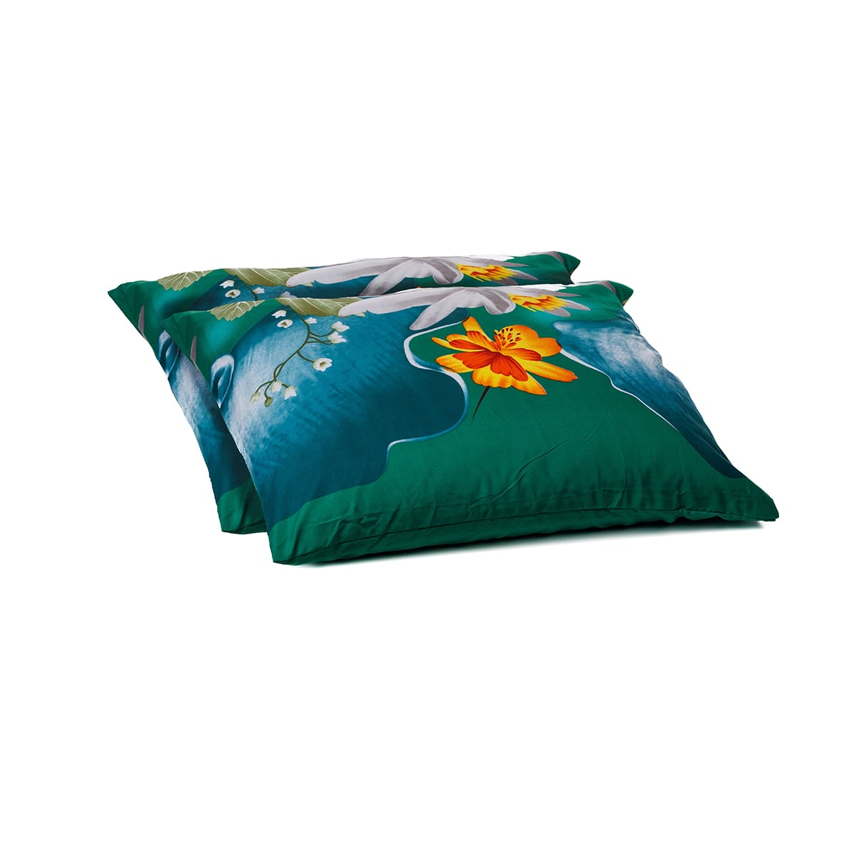 Zelesta Wonderbed Kussensloop Spring Flowers Lente Bloemen Bedrukt