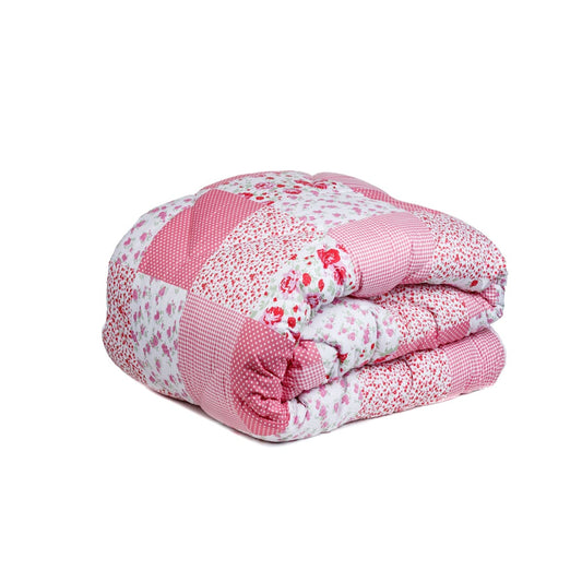 Zelesta Wonderbed Patchwork Pink Dekbed Helpt Tegen Zweten