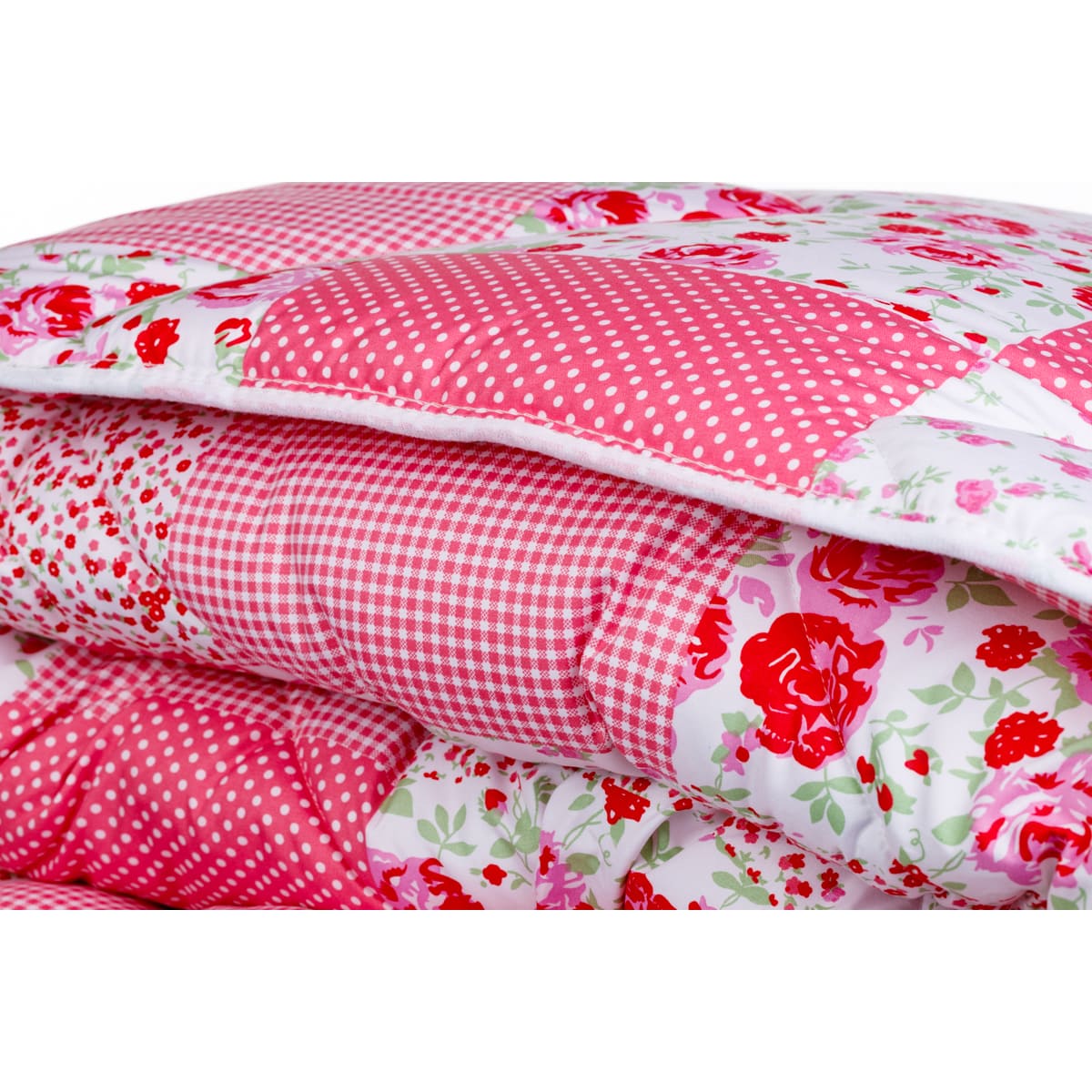 Zelesta Wonderbed Patchwork Pink Extra Zacht Dekbed Voor De Gevoelige Huid