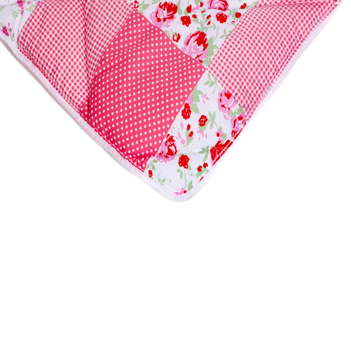 Zelesta Wonderbed Patchwork Pink Prachtig Bloem Motief Print Dekbed