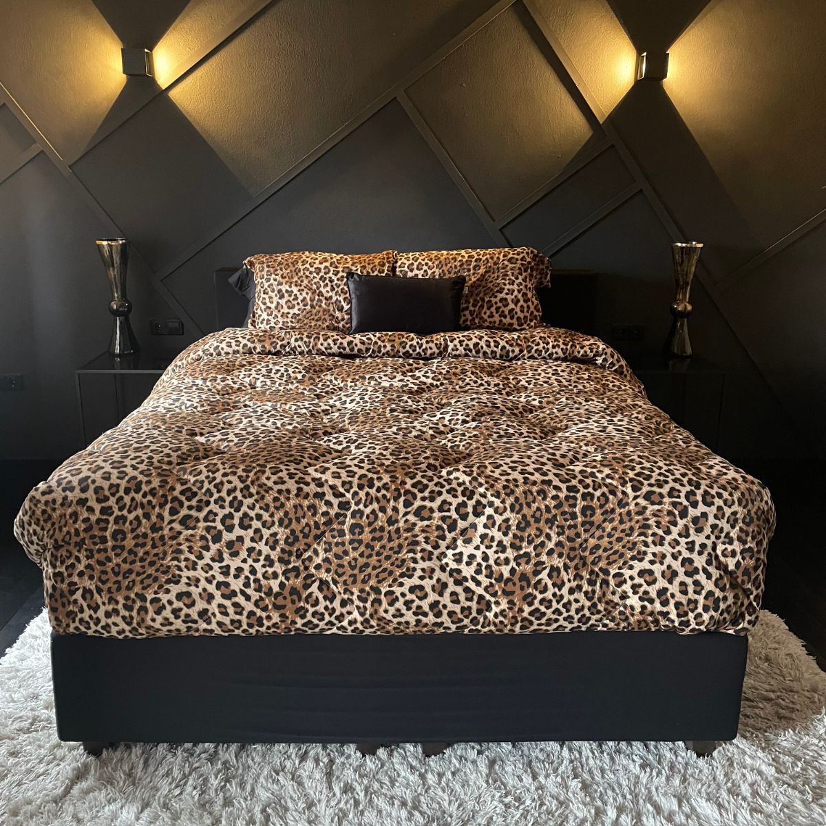 Zelesta Wonderbed Jaguar Skin Luipaard Print Motief Dekbed Voor De Logeerkamer