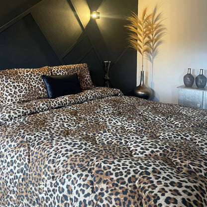 Zelesta Wonderbed Jaguar Skin Luipaard Print Motief Dekbed Voor De Logeerkamer