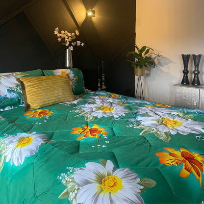 Zelesta Wonderbed Spring Flowers Dekbed Hotel Kwaliteit Wasmachine Bestendig