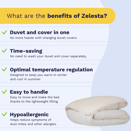 Zelesta Teddybed - Cream