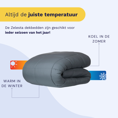 Zelesta Wonderbed 4 Seasons Double - Grey