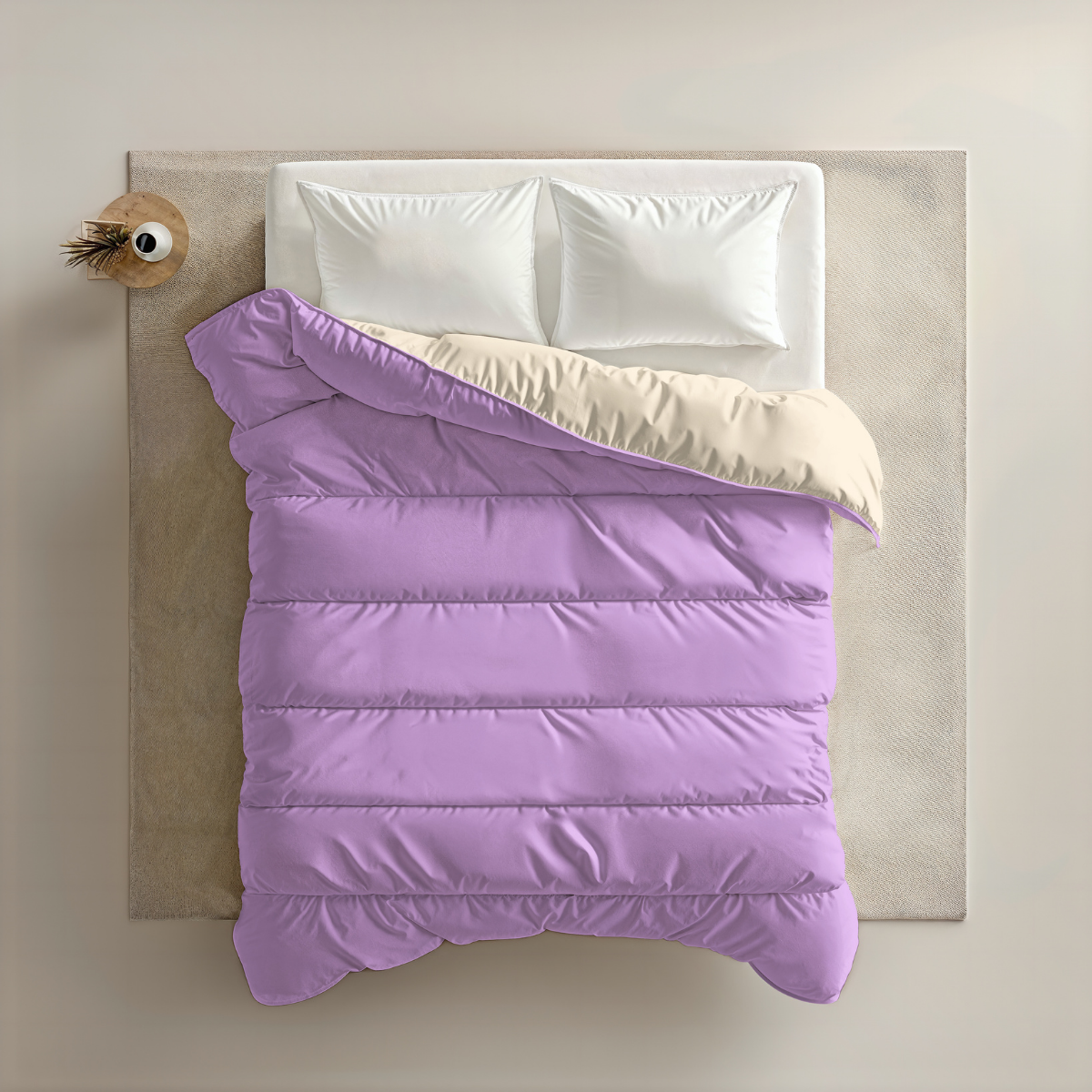 Zelesta Royalbed - Purple & Sand Beach