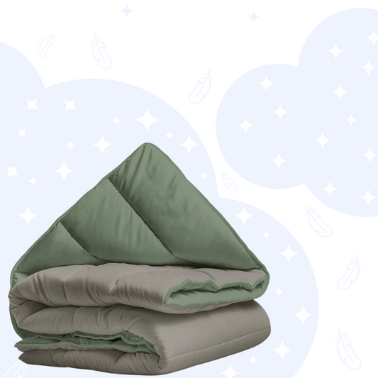 Zelesta Royalbed - Tender Grey & Pastel Green